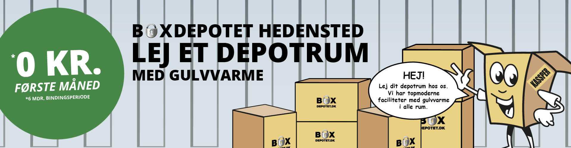 Boxdepotet Hedensted - 0 kr. første måned