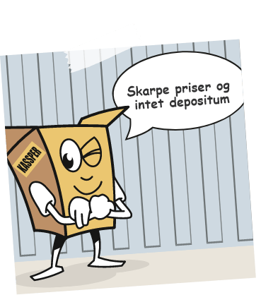 Boxdepotet - Kassper - lave priser og intet depositum