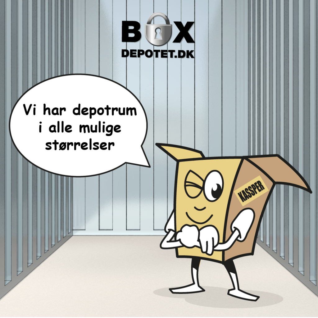 Kassper i depotrum - Boxdepotet har depotrum i alle mulige størrelser.