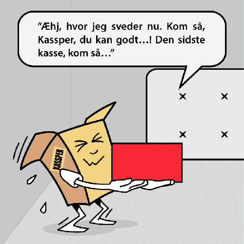 Kassper flytter ind